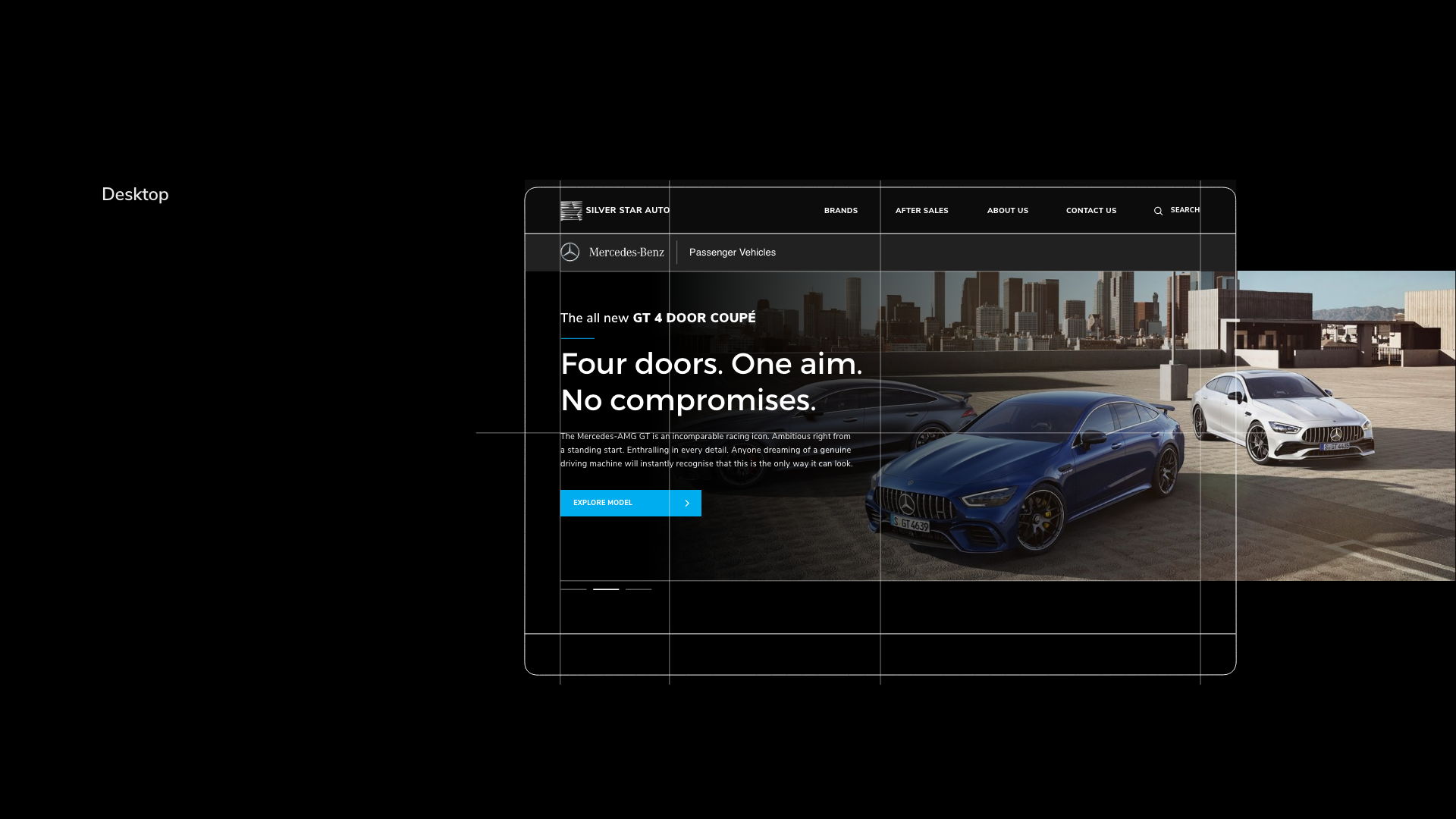 Mercedes Benz Landing Page